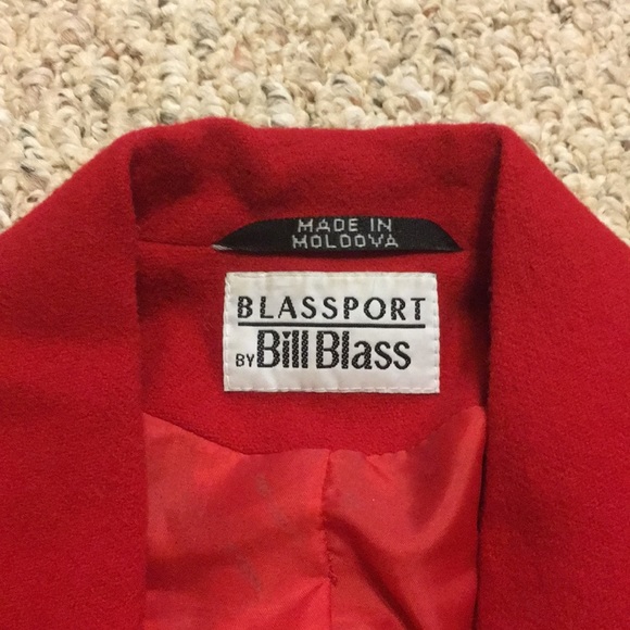 DELETED Vintage 1980’s red wool crop jacket - Picture 4 of 8